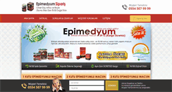 Desktop Screenshot of epimedyumsiparis.com