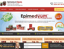 Tablet Screenshot of epimedyumsiparis.com